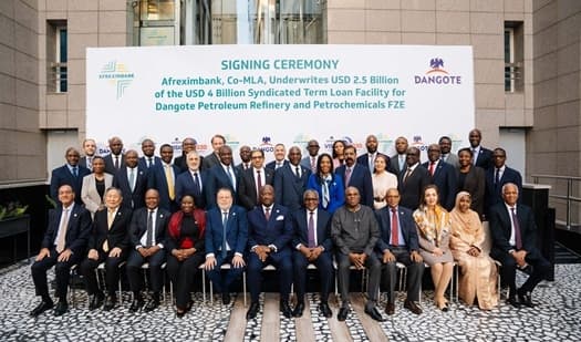 ለዳንጎቴ የነዳጅ ማጣሪያና ፔትሮኬሚካል ፋብሪካ የ2ነጥብ5 ቢሊዮን ዶላር ፀደቀ